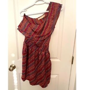 Size XS Costa Blanca one shoulder dress